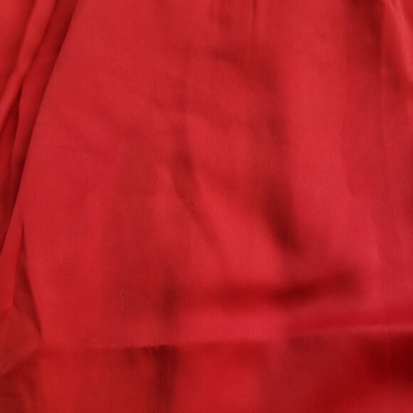 Joie Flowing Red Silk Maxi Skirt Women's Small - Picture 10 of 12